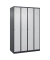 CP Spind Classic Plus anthrazitgrau, lichtgrau 080000-40-S10028, 4 Schließfächer 120,0 x 50,0 x 185,0 cm