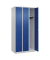 CP Spind Classic Plus lichtgrau, enzianblau 080000-30-S10029, 3 Schließfächer 90,0 x 50,0 x 185,0 cm