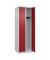 CP Spind Classic Plus lichtgrau, rubinrot 080000-20-S10031, 2 Schließfächer 60,0 x 50,0 x 185,0 cm