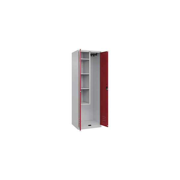 4067521417683 - Putzmittelschrank Classic Plus 080100-00-S10014 rubinrot lichtgrau 600 x 500 x 1850 cm aufgebaut 4067521417683 C+P-Möbel 4067521417683 - Putzmittelschrank Classic Plus 080100-00-S10014 rubinrot lichtgrau 600 x 500 x 1850 cm aufgebaut 4067521417683 C+P-Möbel