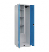 CP Putzmittelschrank Classic Plus 080100-00-S10017 lichtblau, lichtgrau 60,0 x 50,0 x 185,0 cm, aufgebaut