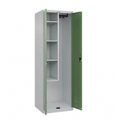CP Putzmittelschrank Classic Plus 080100-00-S10019 resedagrün, lichtgrau 60,0 x 50,0 x 185,0 cm, aufgebaut