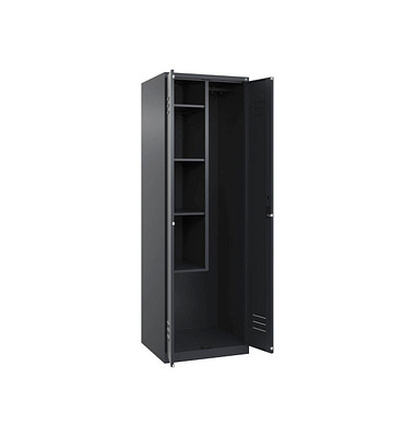 CP Putzmittelschrank Classic Plus 080100-00-S10023 anthrazitgrau 60,0 x 50,0 x 185,0 cm, aufgebaut