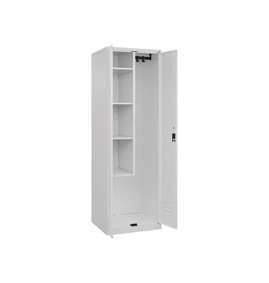 CP Putzmittelschrank Classic Plus 080100-00-S10025 verkehrsweiß 60,0 x 50,0 x 185,0 cm, aufgebaut