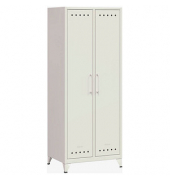 BISLEY Stahlschrank Fern Maxi FERMAX696 verkehrsweiß 70,0 x 51,0 x 180,0 cm, aufgebaut