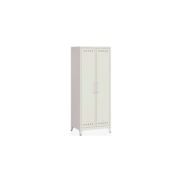BISLEY Stahlschrank Fern Maxi FERMAX696 verkehrsweiß 1 Fachboden 70,0 x 51,0 x 180,0 cm, aufgebaut, 1 St.