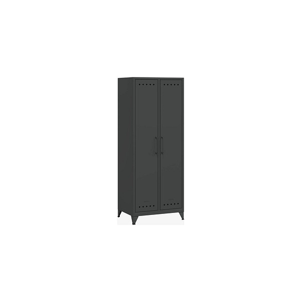 BISLEY Stahlschrank Fern Maxi FERMAX634 anthrazitgrau 1 Fachboden 70,0 x 51,0 x 180,0 cm, aufgebaut, 1 St.