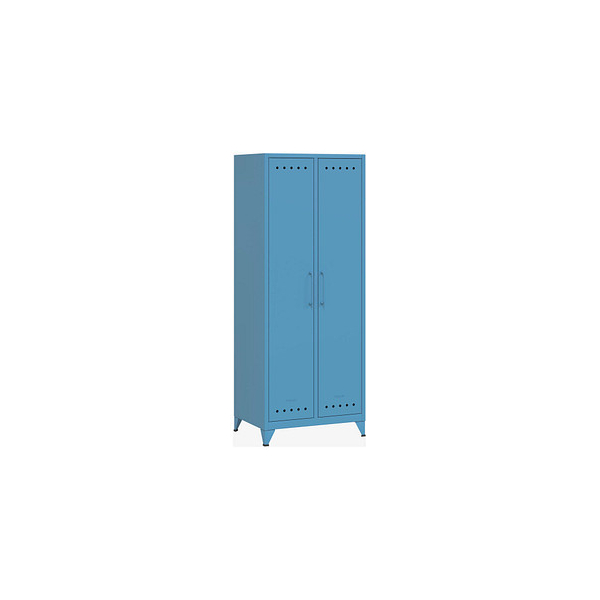 BISLEY Stahlschrank Fern Maxi FERMAX605 blau 1 Fachboden 70,0 x 51,0 x 180,0 cm, aufgebaut, 1 St.
