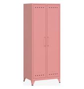 BISLEY Stahlschrank Fern Maxi FERMAX620 pastelpink 70,0 x 51,0 x 180,0 cm, aufgebaut