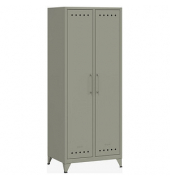 Stahlschrank Fern Maxi FERMAX645 lichtgrau 70,0 x 51,0 x 180,0 cm, aufgebaut