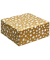 Geschenkpapier Diadem 017610, Sterne, 50cm x 20m, gold/weiß