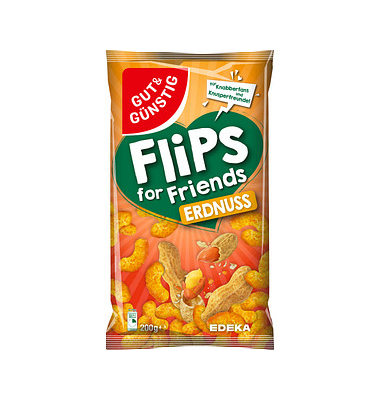 Erdnussflips Chips 200,0 g Erdnussflips Erdnussflips Chips 200,0 g Erdnussflips