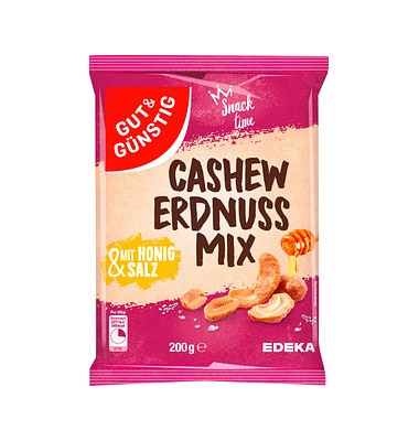 Cashew-Erdnuss-Mix Nüsse 200,0 g Nuss-Mix Cashew-Erdnuss-Mix Nüsse 200,0 g Nuss-Mix