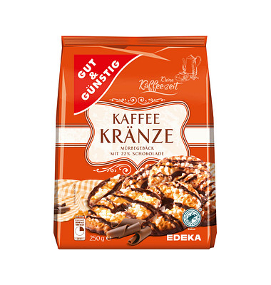 GUT&GÜNSTIG Kaffeekränze Gebäck 250,0 g