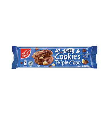 GUT&GÜNSTIG Soft Cookies Triple Choc Kekse 175,0 g