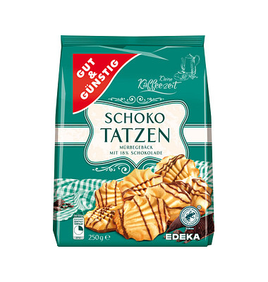 GUT&GÜNSTIG Schokotatzen Gebäck 250,0 g GUT&GÜNSTIG Schokotatzen Gebäck 250,0 g
