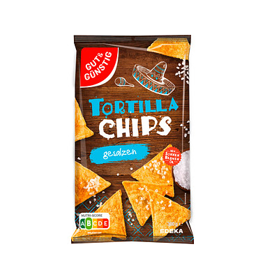 Tortilla gesalzen Chips 300,0 g Tortillachips Tortilla gesalzen Chips 300,0 g Tortillachips