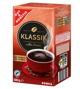GUT&GÜNSTIG Klassik Kaffee, gemahlen Arabica- und Robustabohnen kräftig 500,0 g