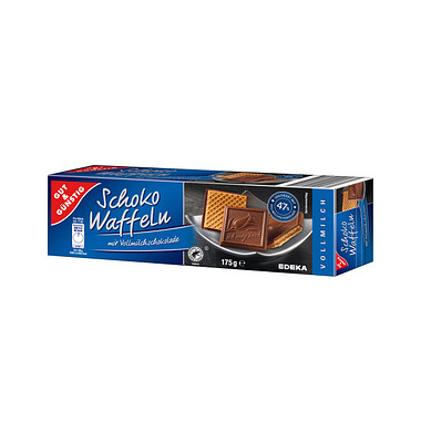 GUT&GÜNSTIG Schoko Waffeln Vollmilch Waffeln 175,0 g GUT&GÜNSTIG Schoko Waffeln Vollmilch Waffeln 175,0 g