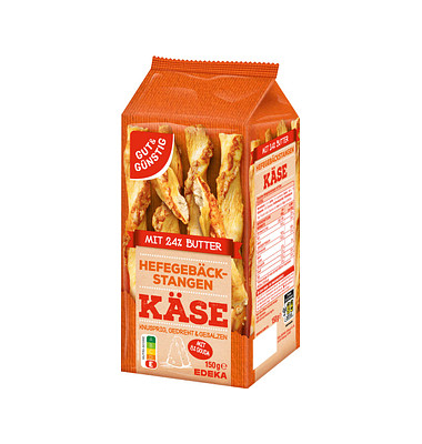 GUT&GÜNSTIG Gebäckstangen Käse Gebäck 150,0 g