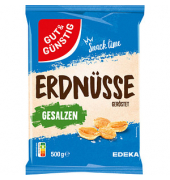 GUT&GÜNSTIG geröstet & gesalzen Erdnüsse 500,0 g