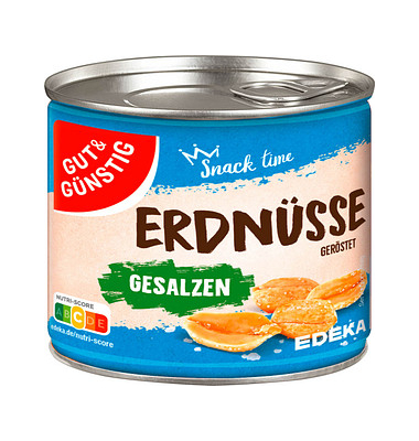 GUT&GÜNSTIG geröstet & gesalzen Erdnüsse 200,0 g GUT&GÜNSTIG geröstet & gesalzen Erdnüsse 200,0 g
