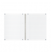 Oxford Notizbuch Origins 400150003 A4+ 70Blatt grau liniert