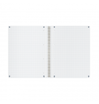 Notizbuch 400150008, Origins, grau, A4+, kariert, 90g, 70 Blatt / 140 Seiten