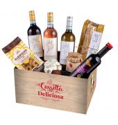 Präsentkorb Cassetta Deliciosa exklusive mediterrane Gaumenfreude