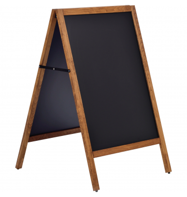 Kundenstopper Multi 50090060, A1, Din A1, Kreidetafel, braun