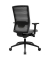 Bürostuhl Sitness AirWork, PA30O MT3CX3 grau, schwarz Stoff