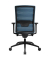 Bürostuhl Sitness AirWork, PA30O MT6CX6 petrol, schwarz Stoff