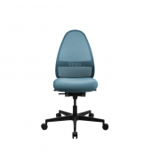 B&uuml;rodrehstuhl Soft Sitness Art, blau / schwarz, bis 110kg, ohne Kopfst&uuml;tze