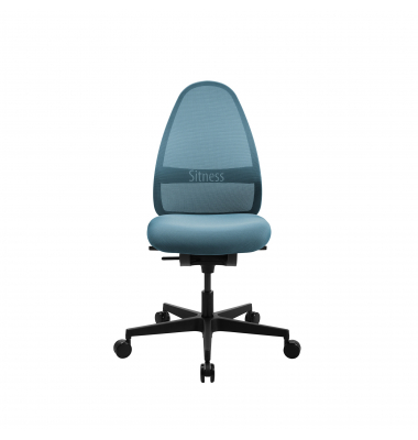 B&uuml;rodrehstuhl Soft Sitness Art, blau / schwarz, bis 110kg, ohne Kopfst&uuml;tze