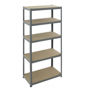 pro-bau-tec Schwerlastregal 10074 180x90x45cm 5Böden 265kg