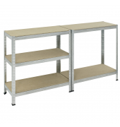 pro-bau-tec Schwerlastregal 10077 180x90x40cm 5Böden 175kg