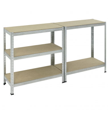 pro-bau-tec Schwerlastregal 10077 180x90x40cm 5Böden 175kg