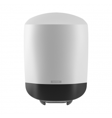 Rollenhandtuchspender 82216 Inclusive Centerfeed M, wei&szlig;/schwarz, Innenabrollung