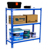 Simonrack Schwerlastregal SIMONCLICK 3 8435104953587 blau, weiß 90,0 x 50,0 x 90,0 cm