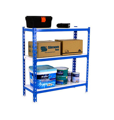 Simonrack Schwerlastregal SIMONCLICK 3 8435104953587 blau, weiß 90,0 x 50,0 x 90,0 cm