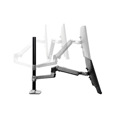 ergotron Monitor-Halterung LX-Dual 45-549-026 silber für 2 Monitore, Tischklemme