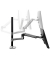 ergotron Monitor-Halterung LX-Dual 45-549-026 silber für 2 Monitore, Tischklemme