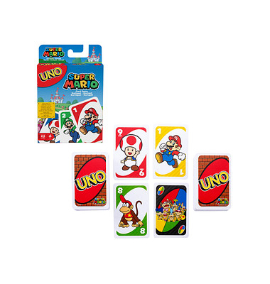 Mattel GAMES UNO Super Mario Kartenspiel