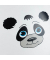 relaxdays Hüpfball Panda weiß mit Motiv, Ø 45,0 cm,