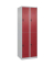 CP Spind Classic Plus lichtgrau, rubinrot 080300-20-S10001, 4 Schließfächer 60,0 x 50,0 x 185,0 cm