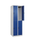 CP Spind Classic Plus lichtgrau, enzianblau 080300-20-S10003, 4 Schließfächer 60,0 x 50,0 x 185,0 cm