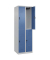 CP Spind Classic Plus lichtgrau, fernblau 080300-20-S10005, 4 Schließfächer 60,0 x 50,0 x 185,0 cm