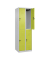 CP Spind Classic Plus clowngrün, lichtgrau 080300-20-S10009, 4 Schließfächer 60,0 x 50,0 x 185,0 cm