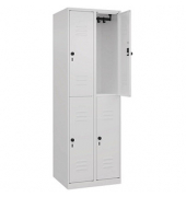 CP Spind Classic Plus verkehrsweiß 080300-20-S10012, 4 Schließfächer 60,0 x 50,0 x 185,0 cm