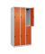 CP Spind Classic Plus reinorange, lichtgrau 080300-30-S10000, 6 Schließfächer 90,0 x 50,0 x 185,0 cm